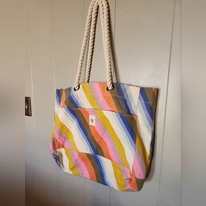 Billabong Travel/Beach Tote Bag w/ small Cosmetic Bag